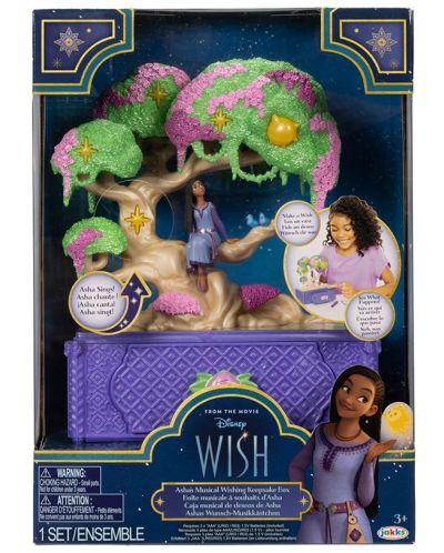 Glazbena kutija za nakit Jakks Pacific Disney Princess - Wish - 5