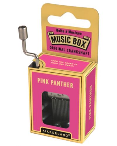 Glazbena kutija s ručicomKikkerland - Pink Panther - 1
