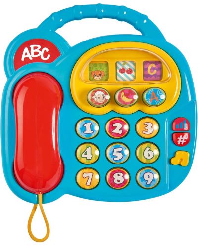 Glazbena igračka Simba Toys ABC - Telefon, plav - 1