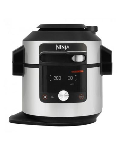 Multicooker Ninja - Foodi 14 in 1 SmartLid, 1760W, 14 programa, srebrnasti - 1