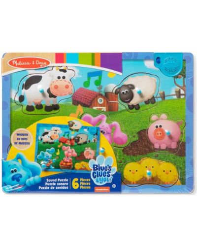 Glazbena slagalica Melissa & Doug - Blue's Clues & You, Farma - 1