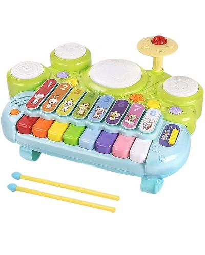 Glazbena igračka Baby Mix - Edukativni višenamjenski ksilofon - 1