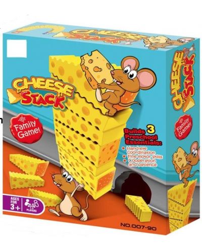 Dječja igra za ravnotežu s miševima Kingso - Kula od sira - 1