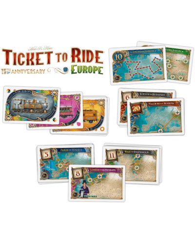 Društvena igra Ticket to Ride - Europe (15th Anniversary Edition) - 3