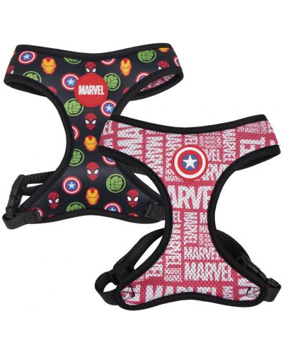 Oprsnica za pse Cerda Marvel: Avengers - Logos (Reversible), veličina S/M - 1
