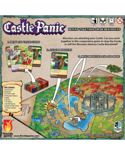 Društvena igra Castle Panic (2nd Edition) - kooperativna - 2