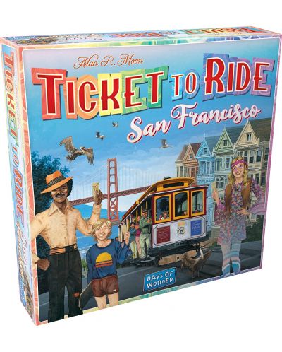 Društvena igra Ticket To Ride: San Francisco - obiteljska - 1