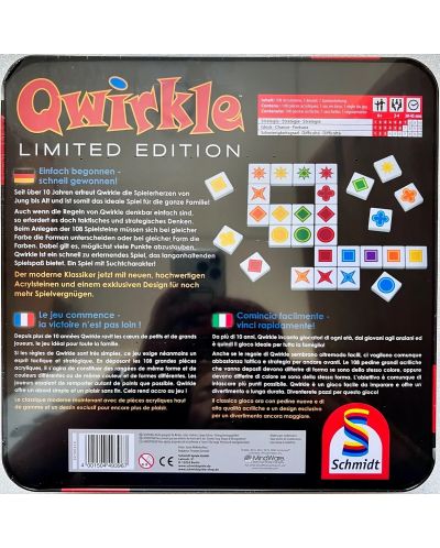Društvena igra Qwirkle (Limited Edition) - obiteljska - 2