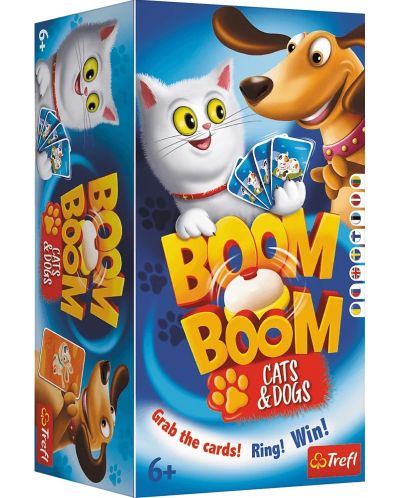 Društvena igra Boom Boom Cats & Dogs - dječja - 1
