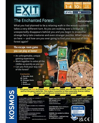 Društvena igra Exit: The Enchanted Forest - obiteljska - 3