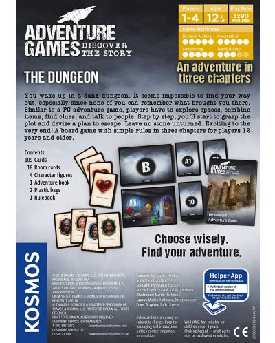 Društvena igra Adventure Games - The Dungeon - obiteljska - 3