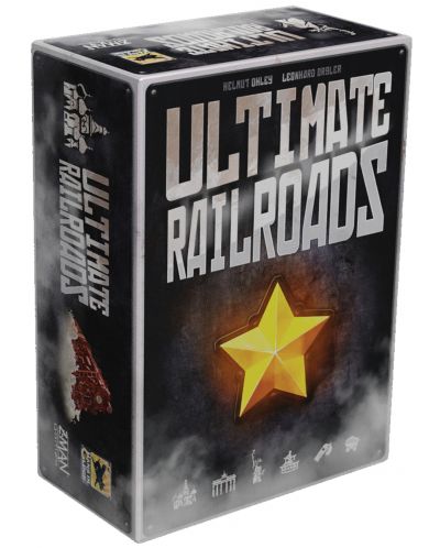 Društvena igra Ultimate Railroads - strateška - 1