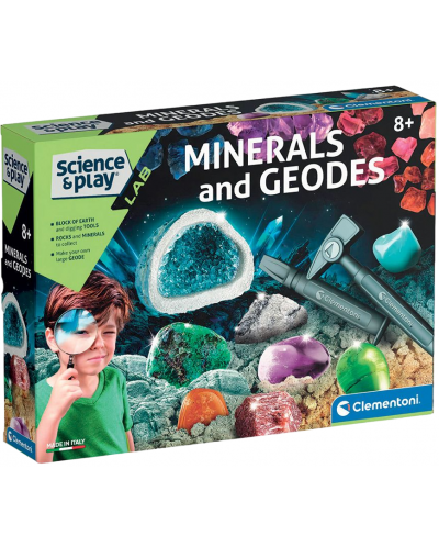Edukativni set Clementoni Science & Play - Laboratorij za iskopavanje s mineralima i geodama - 1