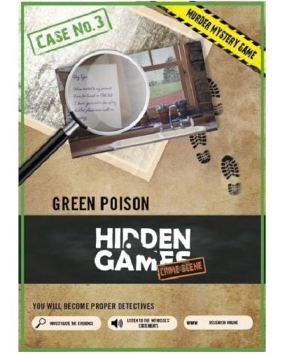 Društvena igra Hidden Games Crime Scene: Green Poison - kooperativna - 1