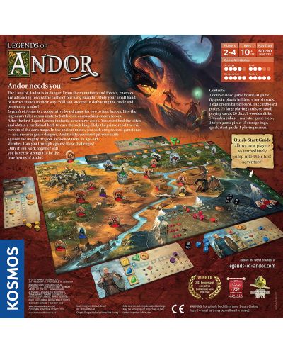 Društvena igra Legends of Andor - obiteljska - 3