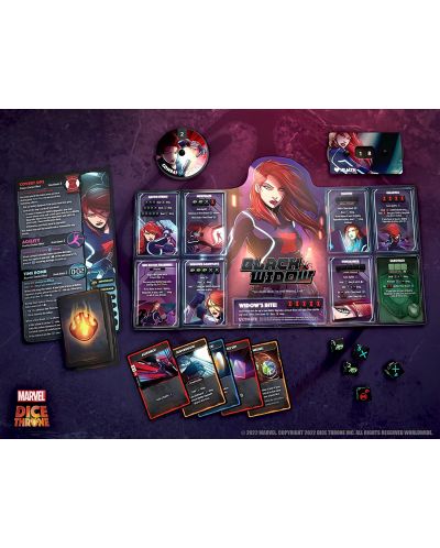 Društvena igra za dvoje Dice Throne: Marvel 2 Hero Box 2 - Black Widow vs Doctor Strange - 4