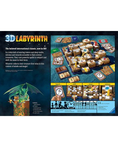 Društvena igra Ravensburger 3D Labyrinth - dječja - 4