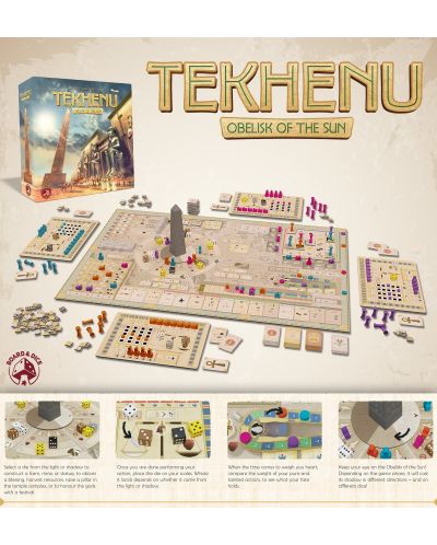 Društvena igra Tekhenu: Obelisk of the Sun - strateška - 2