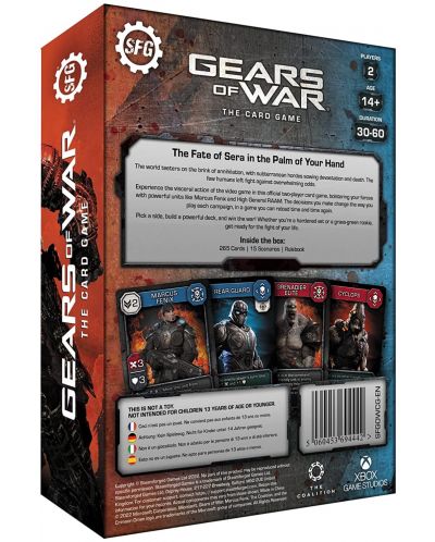 Društvena igra za dvoje Gears Of War: The Card Game - strateška - 7