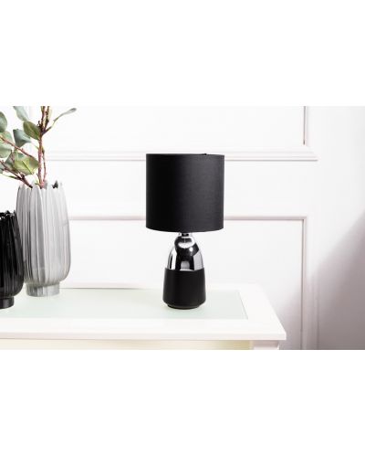 Stolna svjetiljka ADS - keramika, crna/srebrna - 2