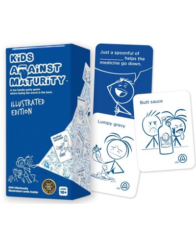 Društvena igra Kids Against Maturity: Illustrated Edition - obiteljska - 2