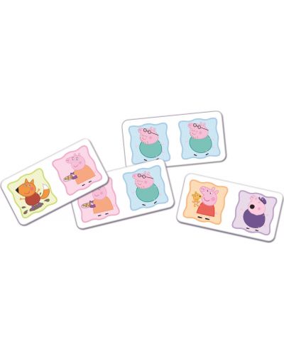 Društvena igra Domino mini: Peppa Pig - dječja - 3