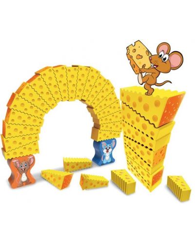 Dječja igra za ravnotežu s miševima Kingso - Kula od sira - 2