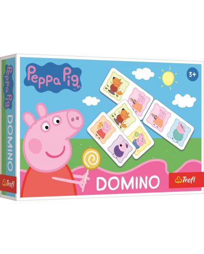Društvena igra Domino mini: Peppa Pig - dječja - 1