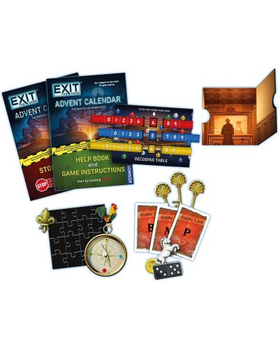 Društvena igra EXiT Advent Calendar: The Hunt for the Golden Book - zadruga - 5