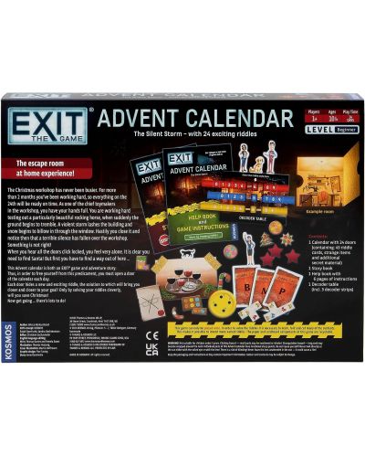 Društvena igra Exit Advent Calendar: The Silent Storm - kooperativna - 2