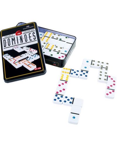 Stolna igra Small Foot - Domino, u metalnoj kutiji - 1