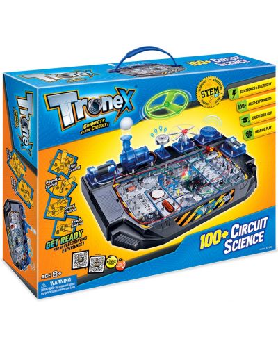 Znanstveni STEM komplet Amazing Toys Tronex - 100 pokusa s električnim krugovima - 1