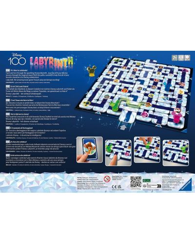 Društvena igra Disney Labyrinth 100th Anniversary - dječja - 2