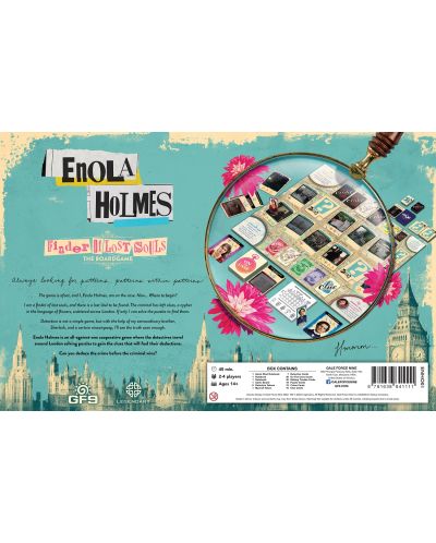 Društvena igra Enola Holmes: Finder of lost Souls - obiteljska - 2