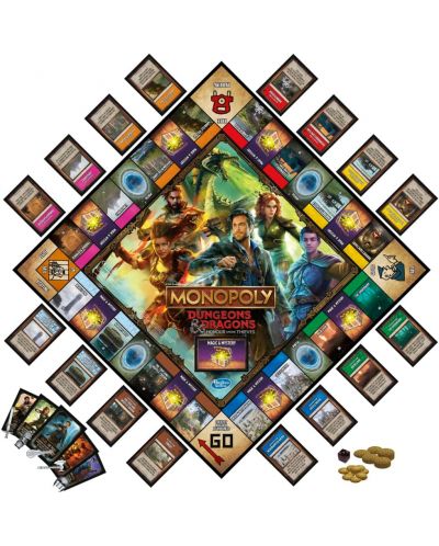 Društvena igra Monopoly Dungeons & Dragons: Honor Among Thieves (English Version) - 4