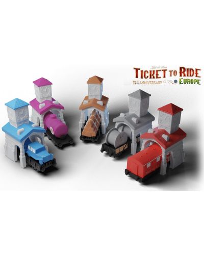 Društvena igra Ticket to Ride - Europe (15th Anniversary Edition) - 4