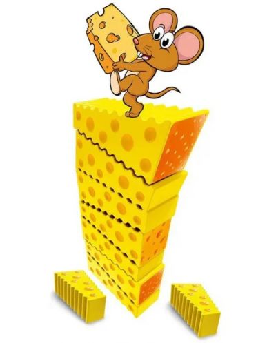 Dječja igra za ravnotežu s miševima Kingso - Kula od sira - 3