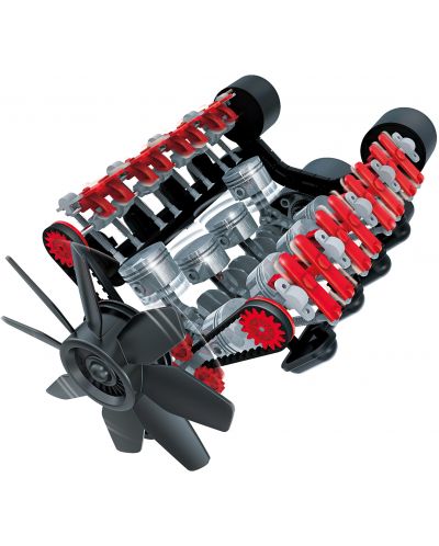 Znanstveni STEM komplet Amazing Toys Stemnex - V8 motor s unutarnjim izgaranjem - 4