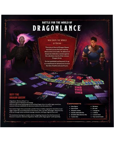 Društvena igra Dungeons & Dragons "Spitfire" Dragonlance: Warriors of Krynn - kooperativna - 2
