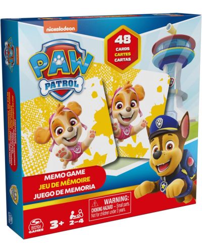 Društvena igra Paw Patrol Memo Cards - dječja - 1