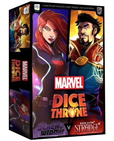 Društvena igra za dvoje Dice Throne: Marvel 2 Hero Box 2 - Black Widow vs Doctor Strange - 1