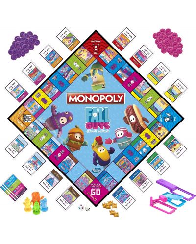Društvena igra Monopoly Fall Guys (Ultimate Knockout Edition) - Dječja - 2