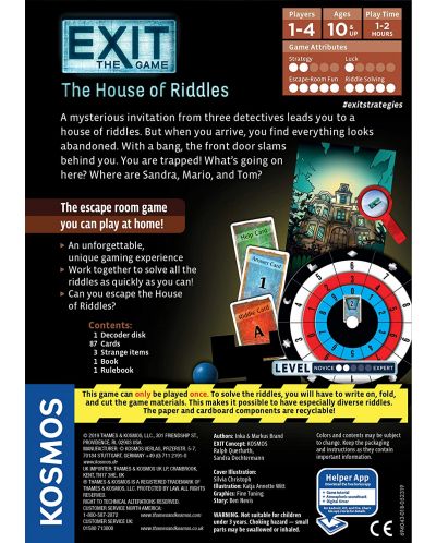 Društvena igra Exit: The House of Riddles - obiteljska - 2