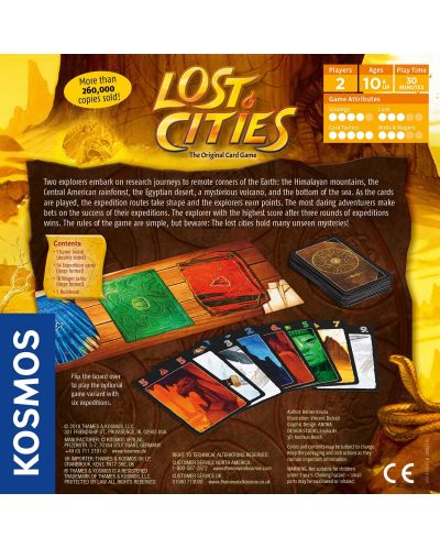 Društvena igra Lost Cities: The Card Game - obiteljska - 3