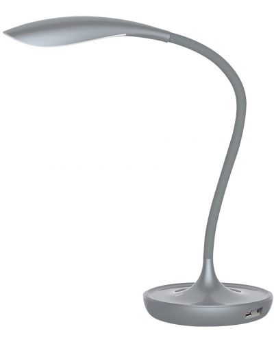 Stolna svjetiljka Rabalux Belmont, 5W, siva, s USB izlazom - 1