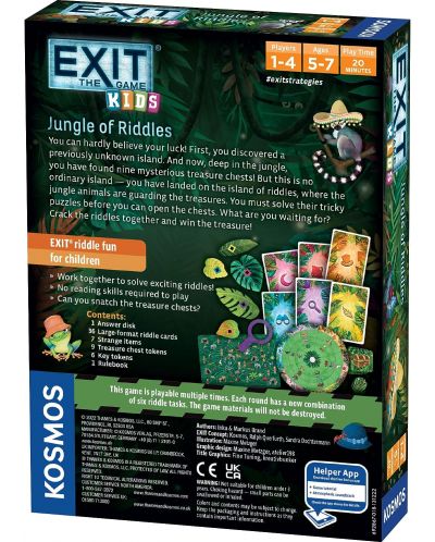 Društvena igra Exit kids: Jungle of Riddles - dječja - 2