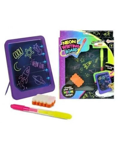 Neonska svjetleća ploča Toi Toys - S markerom i spužvicom - 3