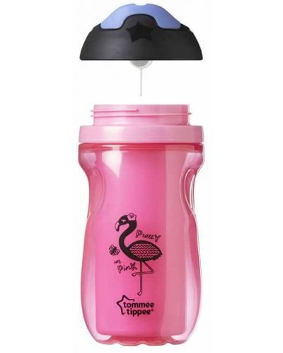 Termos čaša na prolijevanje Tommee Tippee - 260 ml, ružičasti flamingo - 2