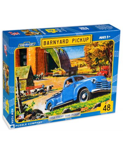 Puzzle New York Puzzle od 48 dijelova - Barnyard Pickup - 1