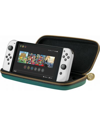 Nintendo Switch OLED - White + Zelda Travel Case - 6